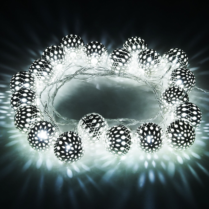 Eurosvet 400-003 хром/белый с эффектом мерцания