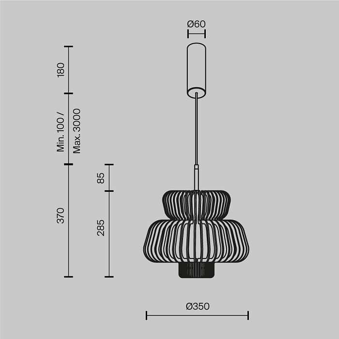 Maytoni MOD465PL-L12BK1