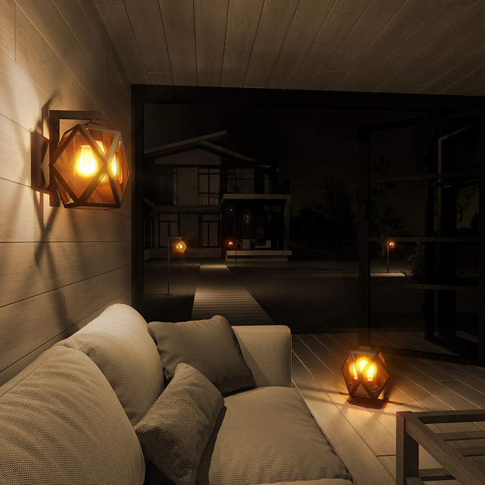 Уличный светильник Elektrostandard 35133/F черный