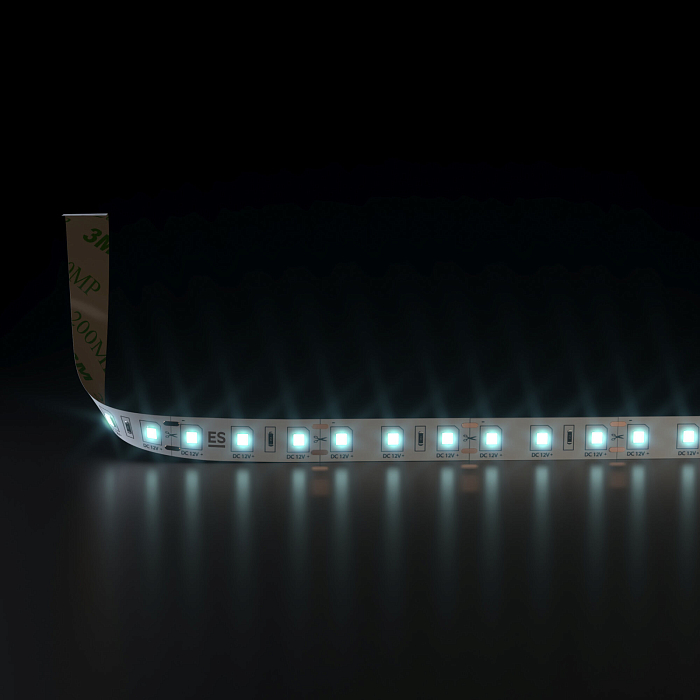 Светодиодная лента Elektrostandard Лента светодиодная 12V 14,4W 60Led 5050 IP20 холодный белый, 5м