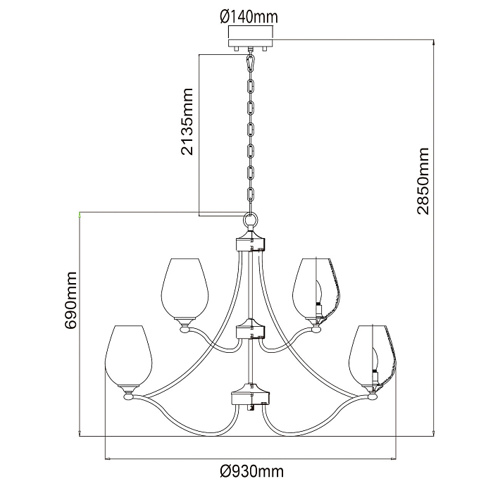 Люстра CHIARO 386016512