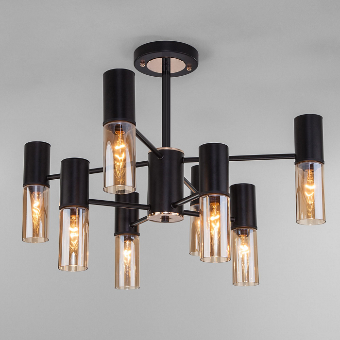 Люстра Eurosvet 70125/8 черный