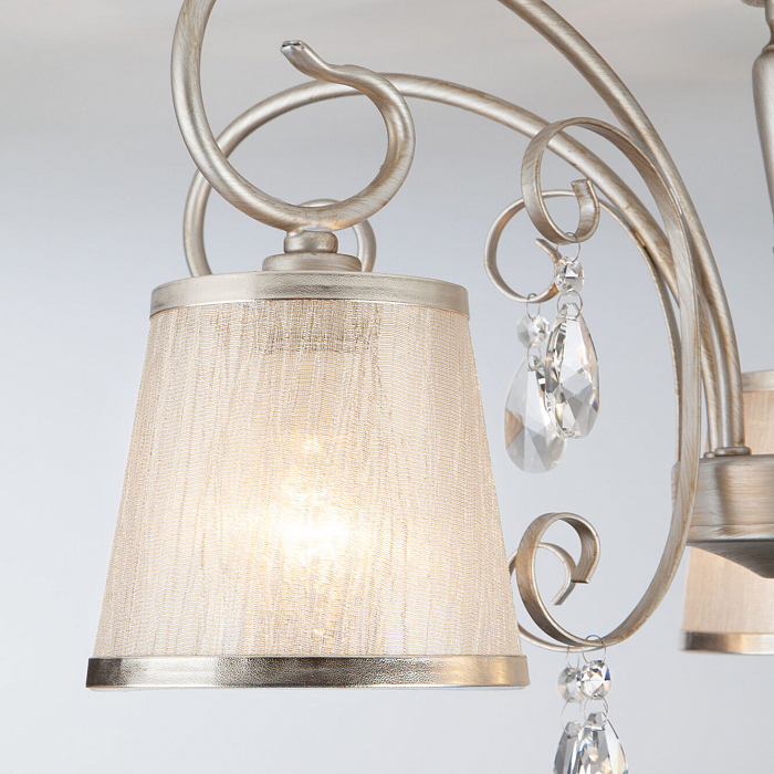 Люстра Eurosvet 60065/5 серебро