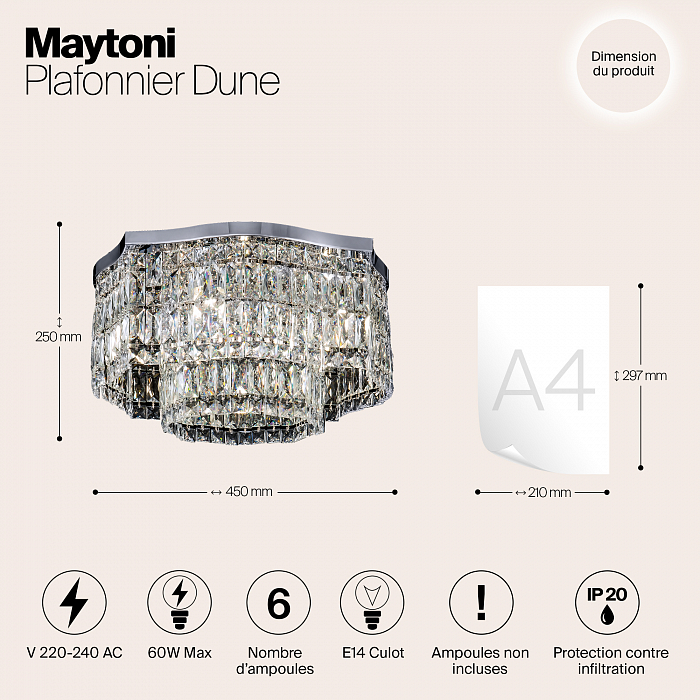 Светильник Maytoni DIA005CL-06CH