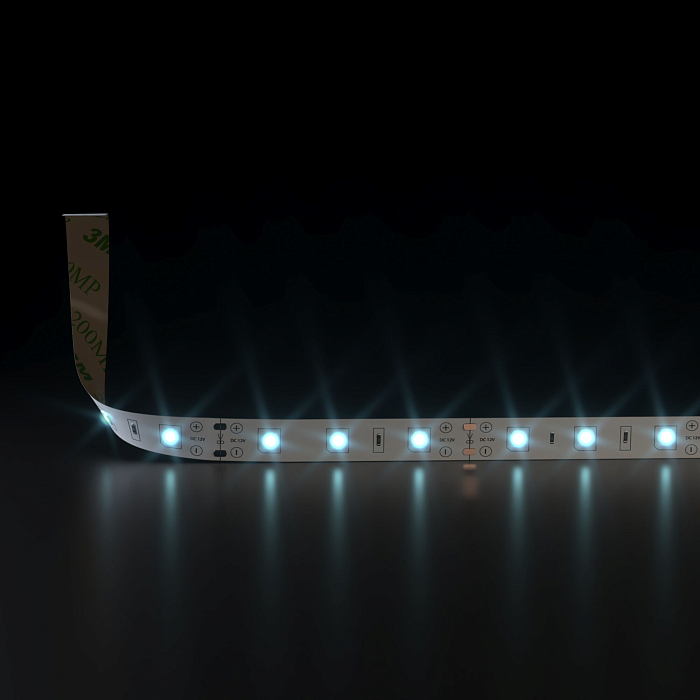 Светодиодная лента Elektrostandard Набор светодиодной ленты 12V 4,8W 60Led 2835 IP20 холодный белый, 5м
