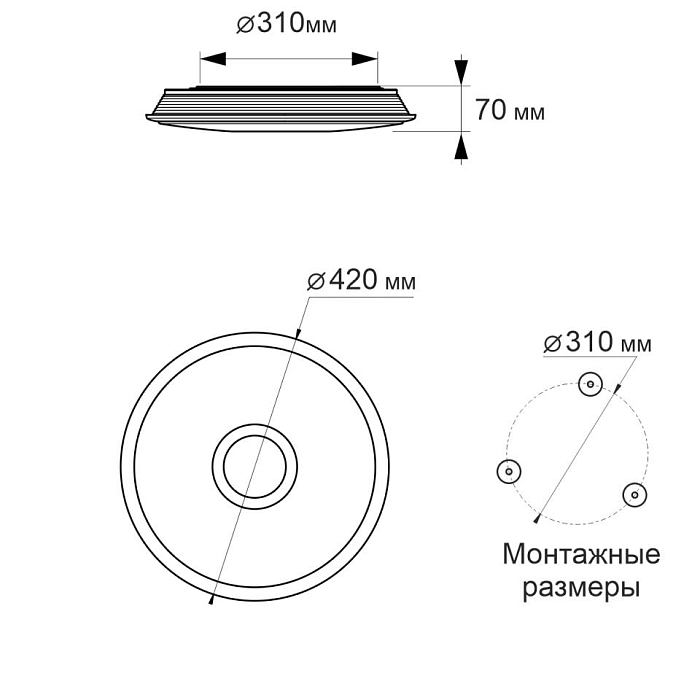 Люстра  CL703A30G