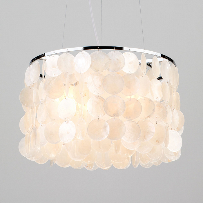 Люстра Eurosvet 60005/3 хром / перламутр