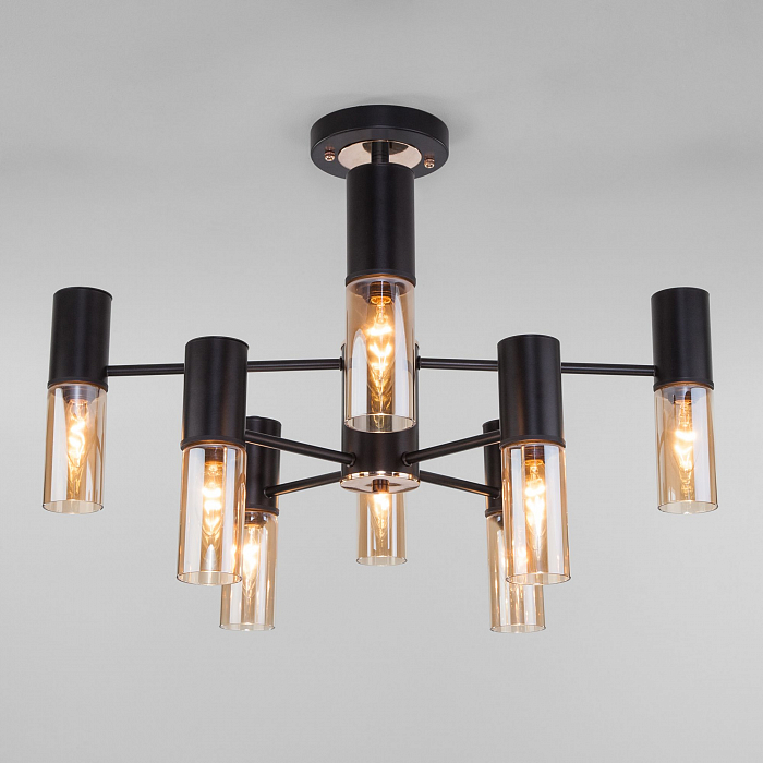 Люстра Eurosvet 70125/8 черный