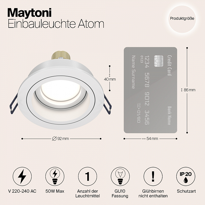 Светильник Technical DL025-2-01W