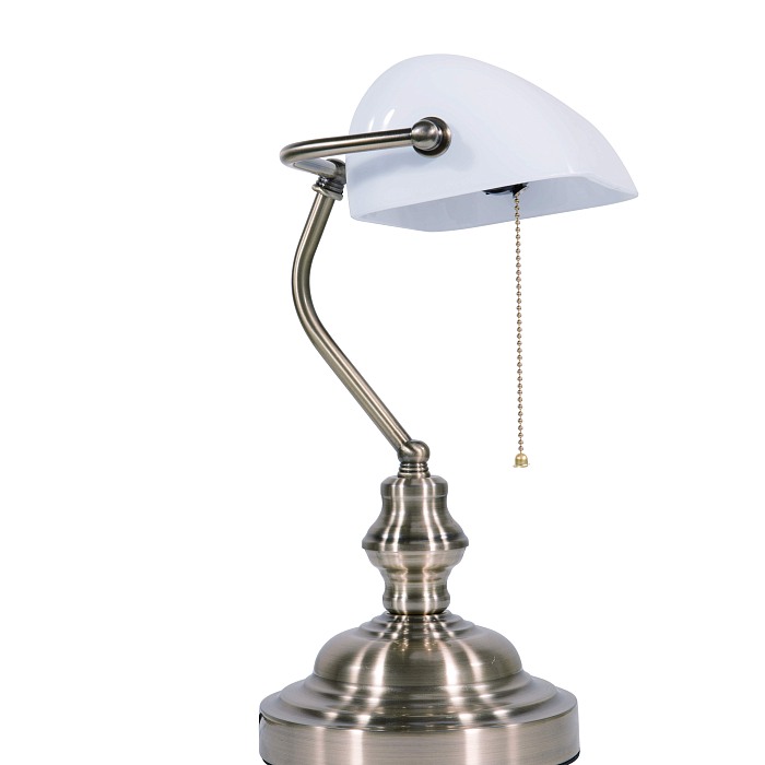 Настольная лампа NewRgy T2676/1W AB+WH