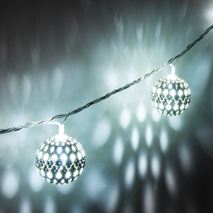 Eurosvet 400-003 хром/белый с эффектом мерцания