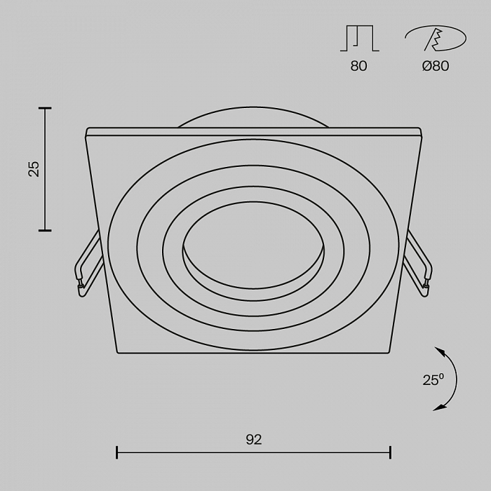Светильник Technical DL024-2-01B