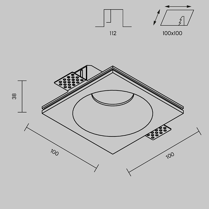 Technical DL129-GU10-01-W