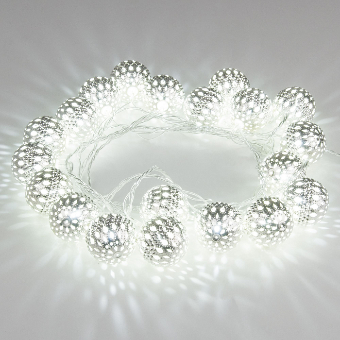 Eurosvet 400-003 хром/белый с эффектом мерцания