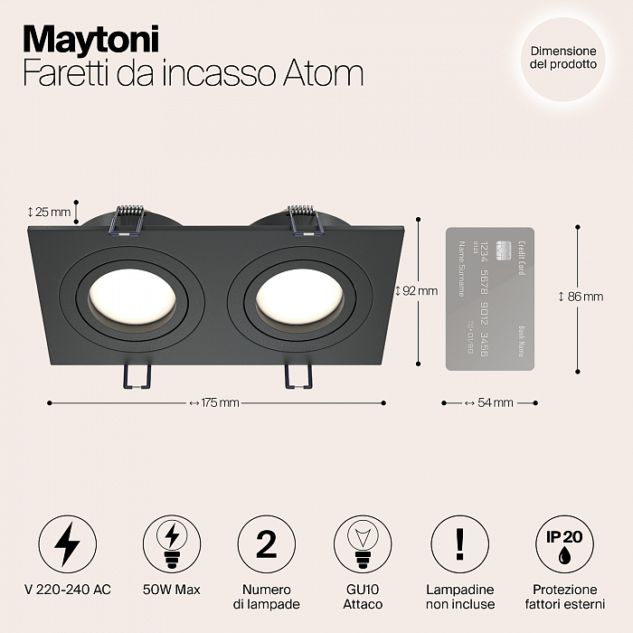 Светильник Technical DL024-2-02B